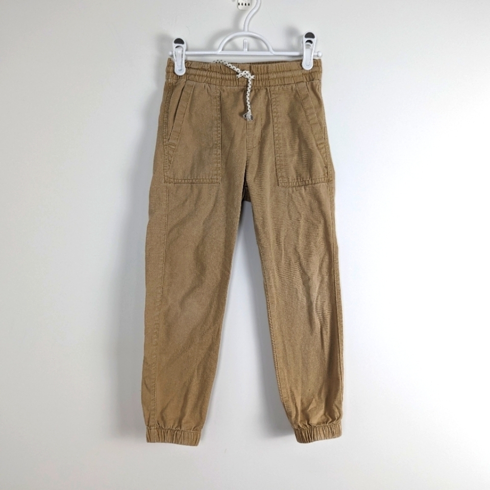 H&M Jogger Style Canvas Pants Boy's Size 6 Youth Small Cotton